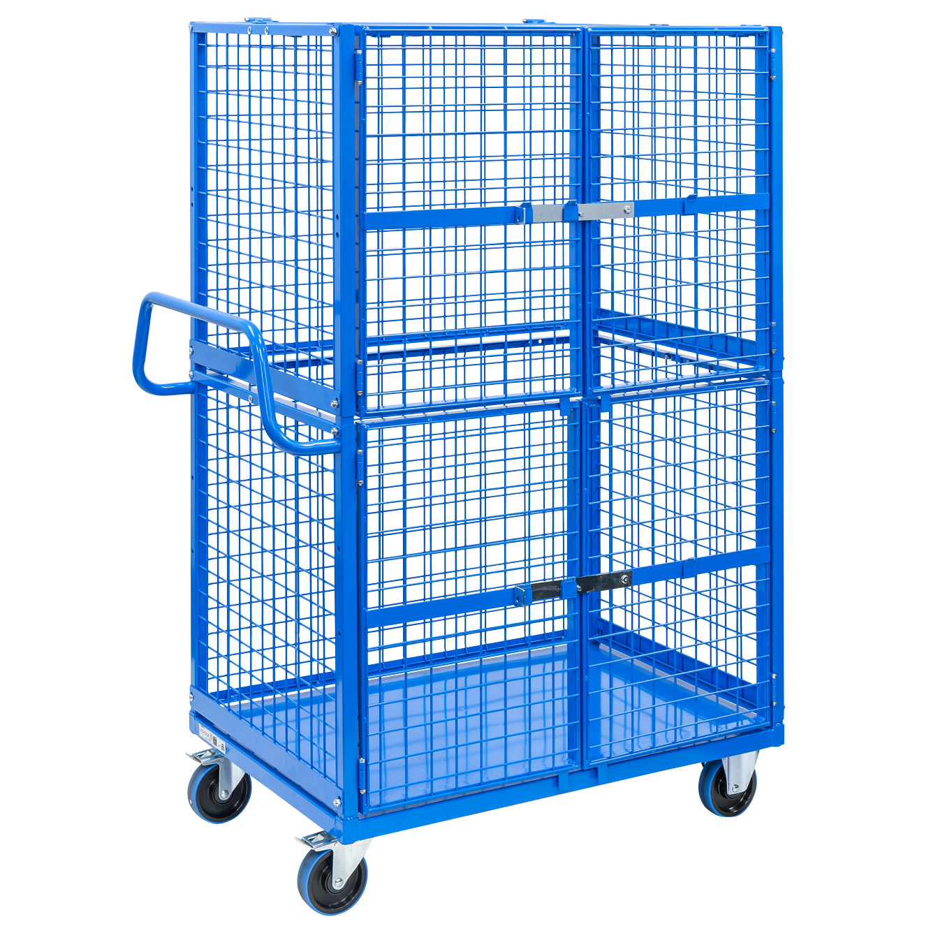 Full Cage Trolley with  Double Swing Door