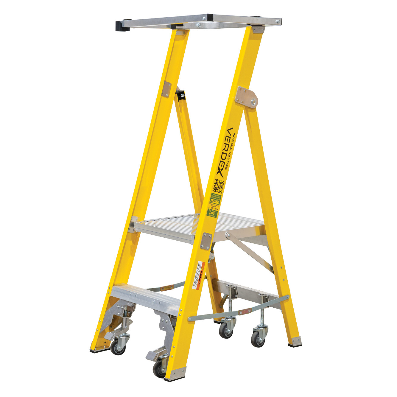 Fibreglass Mobile Platform Ladder 2 Step