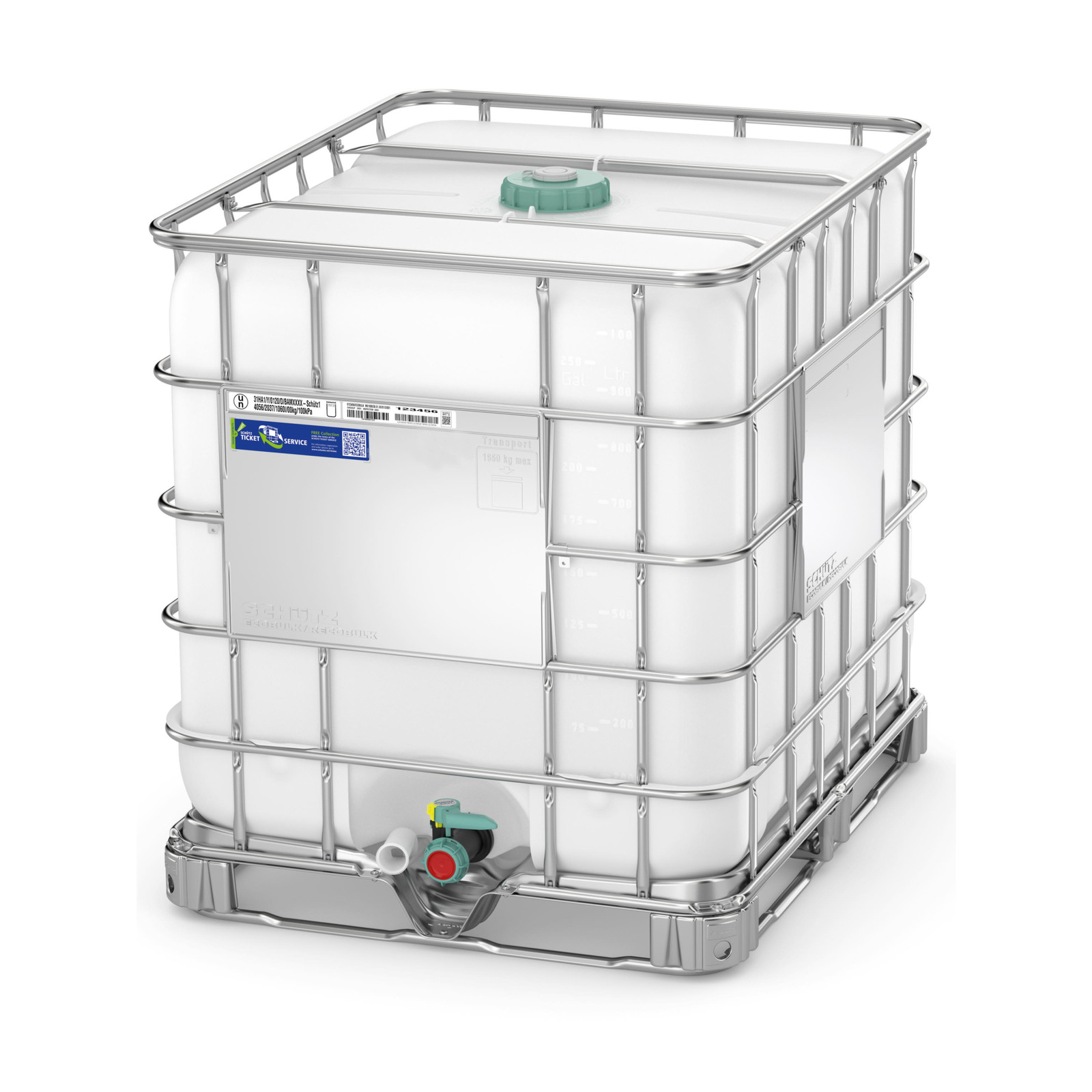 1000L IBC Tank & Frame (Industrial DG Approved)