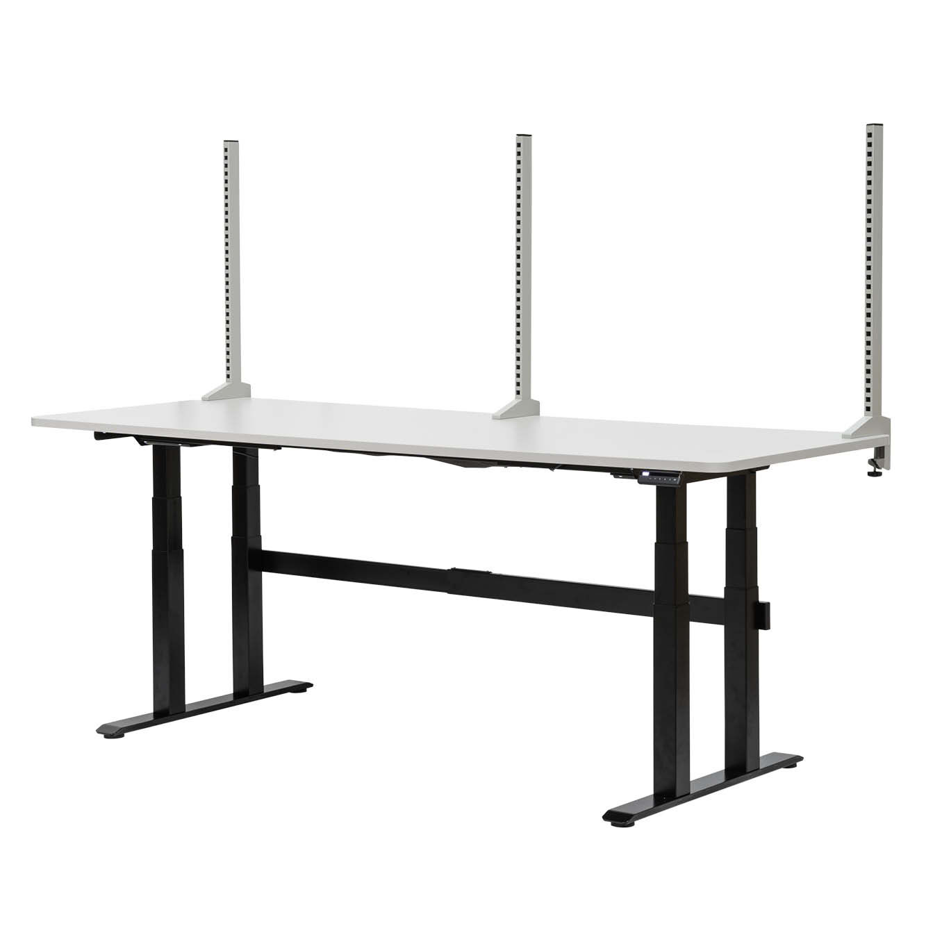 Electric Height-Adjustable Workbench with 3 x Uprights (2400x900mm)