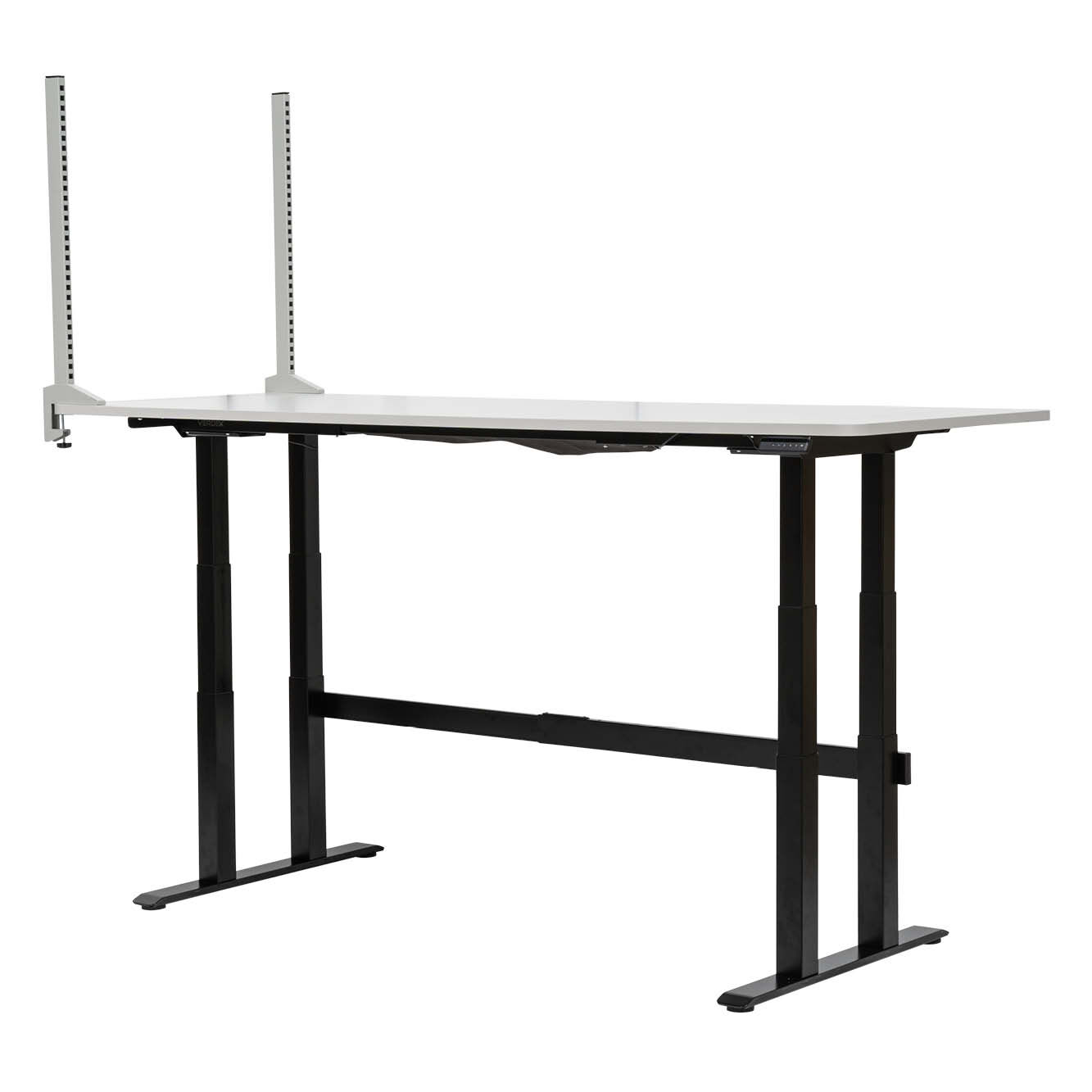 Electric Height-Adjustable Workbench with Side Panel Kit (2400x900mm)