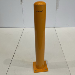 Powder coated Yellow Bollard 165x1200mm (Clearance Item)