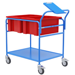 Double Tub Order Picking Trolley Kit (Clearance Item)