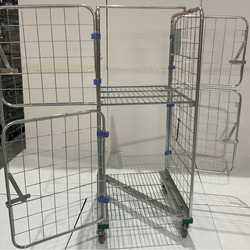 4 Sided Roll Cage Trolley (Clearance item)