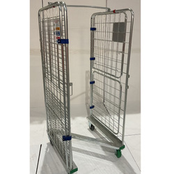 4 Sided Roll Cage Trolley (Clearance item)